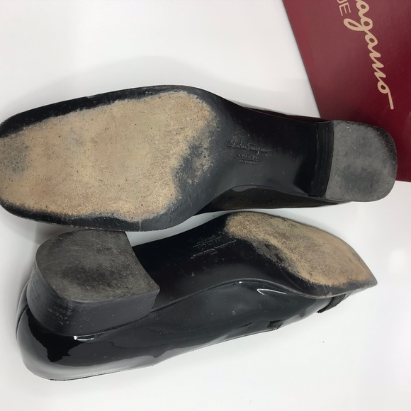 Salvatore Ferragamo Vintage Patent Shoes size 8 - Picture 7 of 8